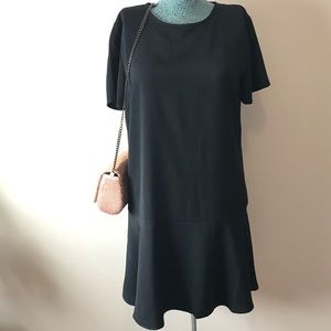 Mossimo Black Peplum Dress NWOT.